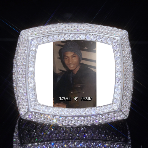 3D CUSTOM PICTURE ICED RING