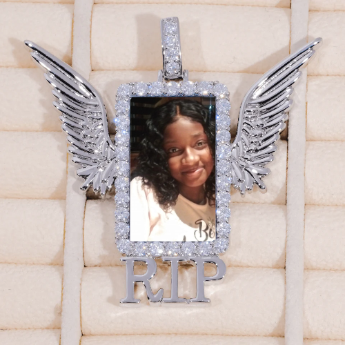 RIP WING 3D CUSTOM PICTURE PENDANT