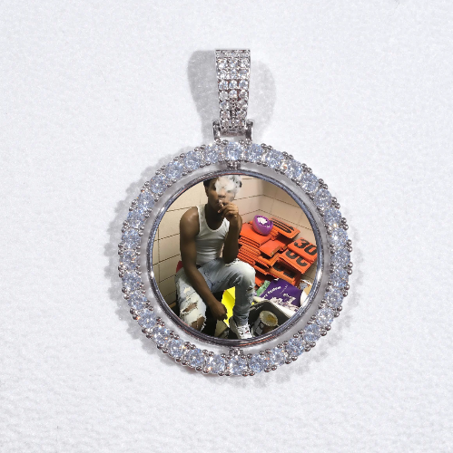 3D Spinning 2-Faced Custom Picture Pendant