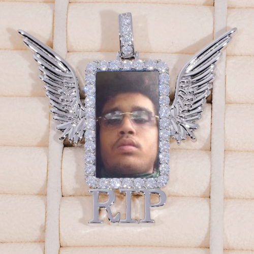 RIP WING 3D CUSTOM PICTURE PENDANT