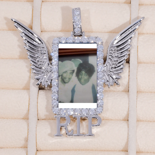 RIP WING 3D CUSTOM PICTURE PENDANT