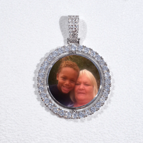 3D Spinning 2-Faced Custom Picture Pendant