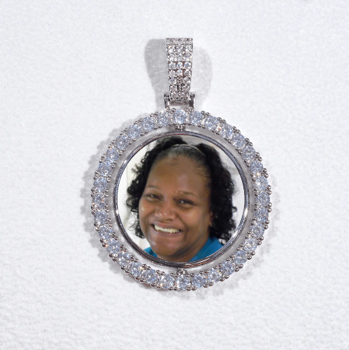 3D Spinning 2-Faced Custom Picture Pendant