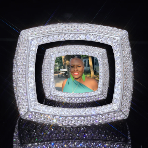3D CUSTOM PICTURE ICED RING