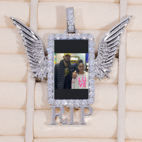 RIP WING 3D CUSTOM PICTURE PENDANT
