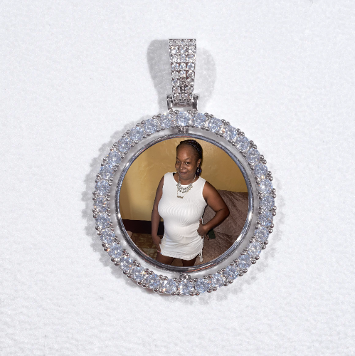 3D Spinning 2-Faced Custom Picture Pendant