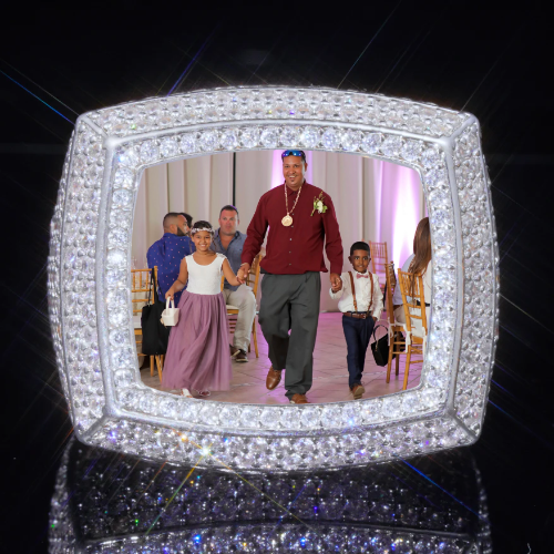 3D CUSTOM PICTURE ICED RING