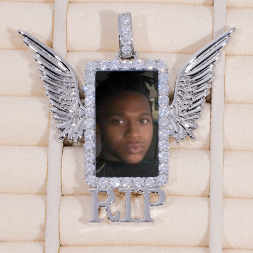 RIP WING 3D CUSTOM PICTURE PENDANT
