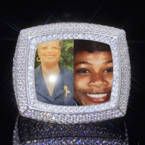 3D CUSTOM PICTURE ICED RING