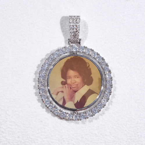 3D Spinning 2-Faced Custom Picture Pendant