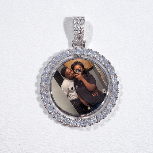 3D Spinning 2-Faced Custom Picture Pendant