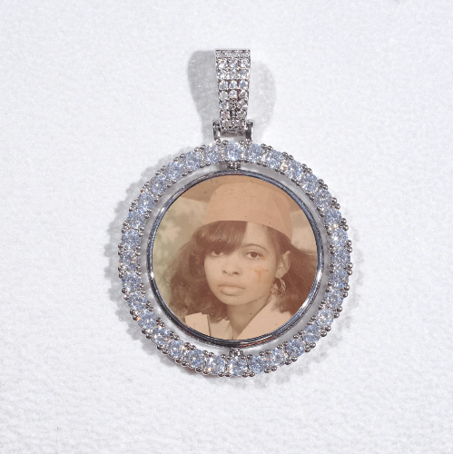 3D Spinning 2-Faced Custom Picture Pendant