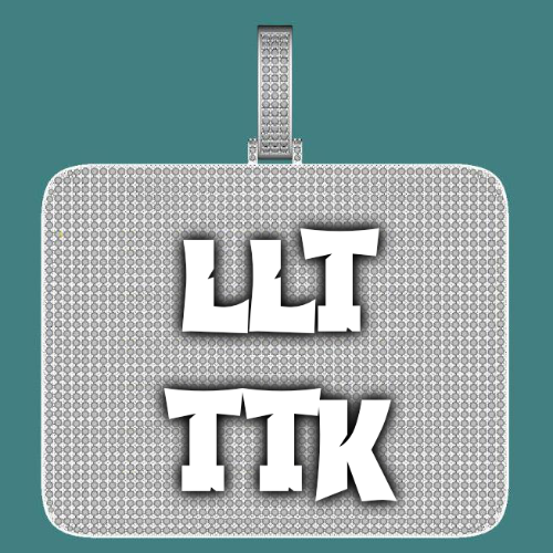 CUSTOM LETTER NECKLACE 3D BIG SQUARE
