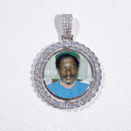 3D Spinning 2-Faced Custom Picture Pendant