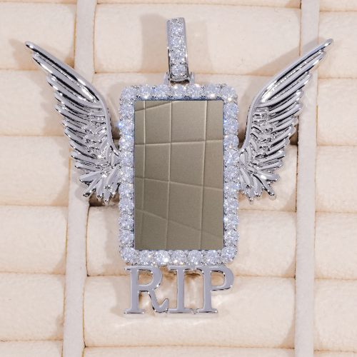 RIP WING 3D CUSTOM PICTURE PENDANT