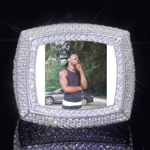 3D CUSTOM PICTURE ICED RING