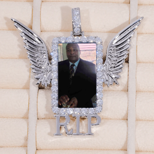 RIP WING 3D CUSTOM PICTURE PENDANT