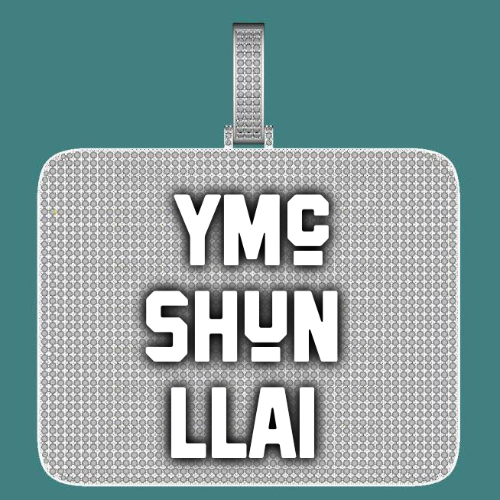 CUSTOM LETTER NECKLACE 3D BIG SQUARE
