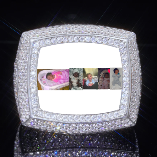3D CUSTOM PICTURE ICED RING