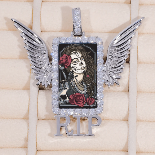 RIP WING 3D CUSTOM PICTURE PENDANT