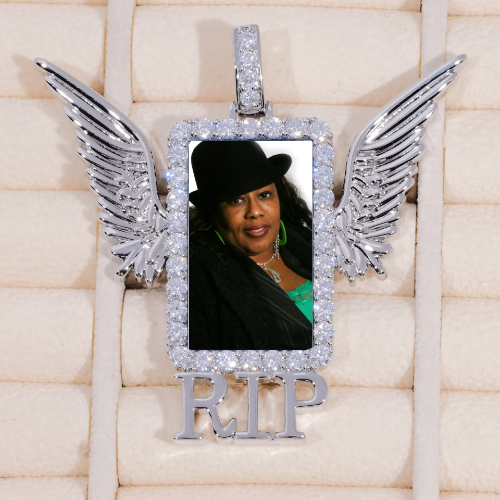 RIP WING 3D CUSTOM PICTURE PENDANT