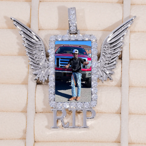 RIP WING 3D CUSTOM PICTURE PENDANT