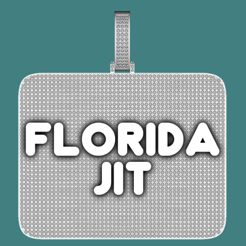 CUSTOM LETTER NECKLACE 3D BIG SQUARE