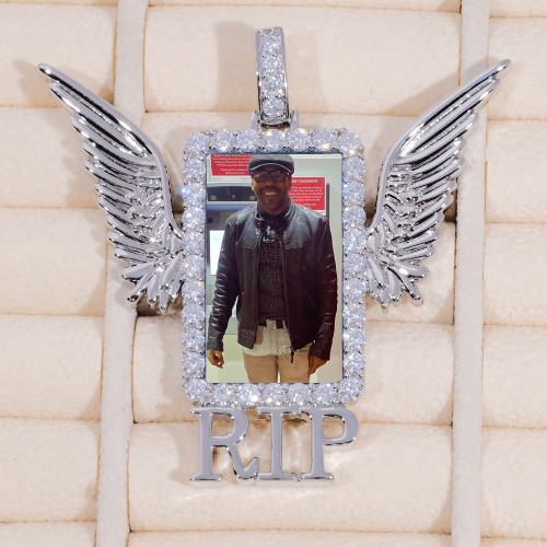 RIP WING 3D CUSTOM PICTURE PENDANT