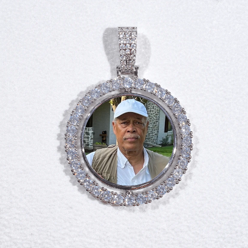 3D Spinning 2-Faced Custom Picture Pendant