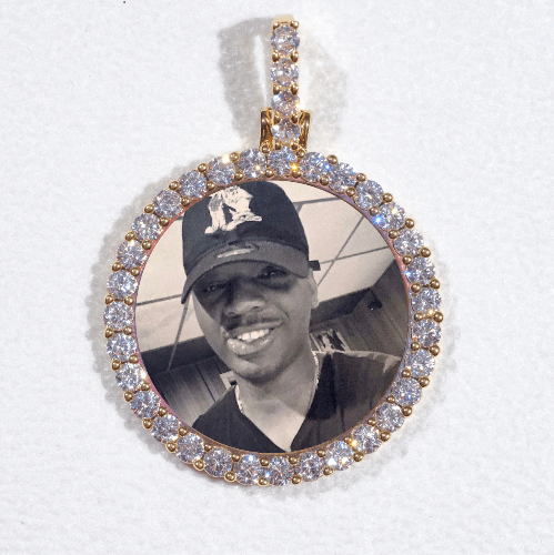 3D CIRCLE CUSTOM PICTURE PENDANT SMALL SIZE