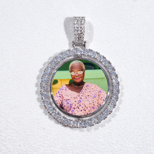 3D Spinning 2-Faced Custom Picture Pendant