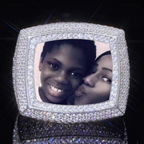 3D CUSTOM PICTURE ICED RING