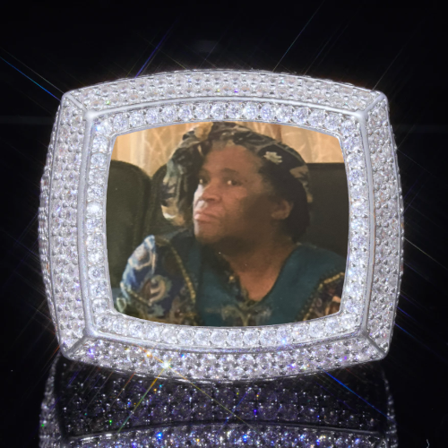 3D CUSTOM PICTURE ICED RING