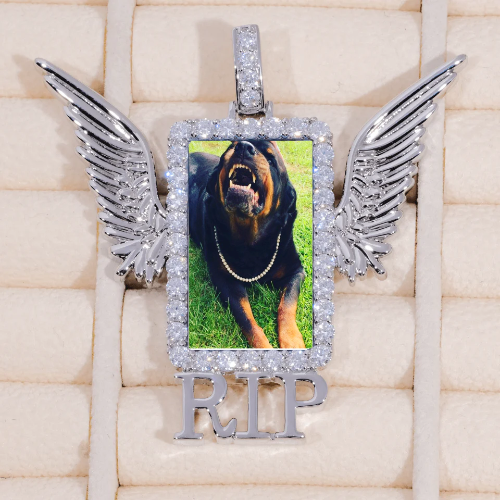RIP WING 3D CUSTOM PICTURE PENDANT
