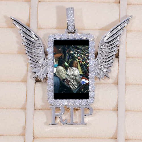 RIP WING 3D CUSTOM PICTURE PENDANT