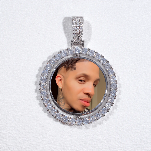 3D Spinning 2-Faced Custom Picture Pendant