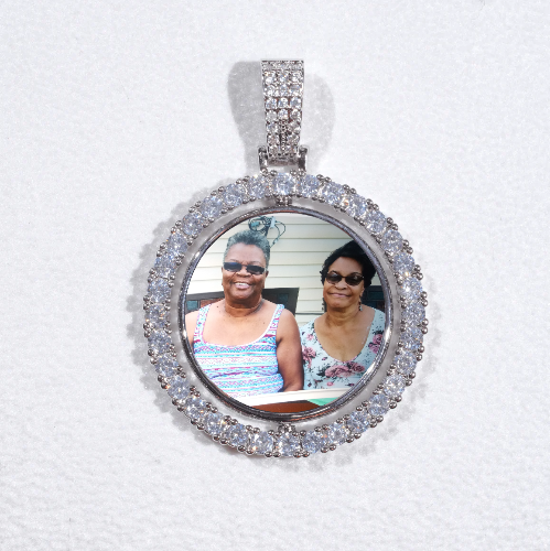 3D Spinning 2-Faced Custom Picture Pendant