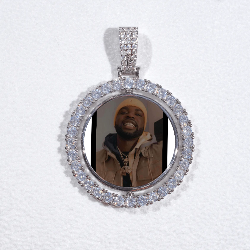 3D Spinning 2-Faced Custom Picture Pendant
