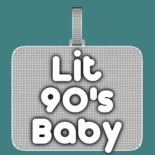 CUSTOM LETTER NECKLACE 3D BIG SQUARE
