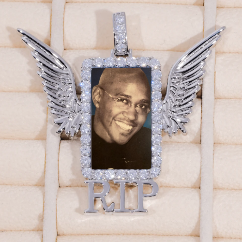RIP WING 3D CUSTOM PICTURE PENDANT