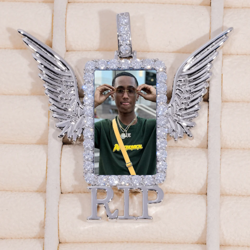 RIP WING 3D CUSTOM PICTURE PENDANT