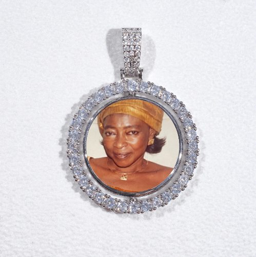 3D Spinning 2-Faced Custom Picture Pendant