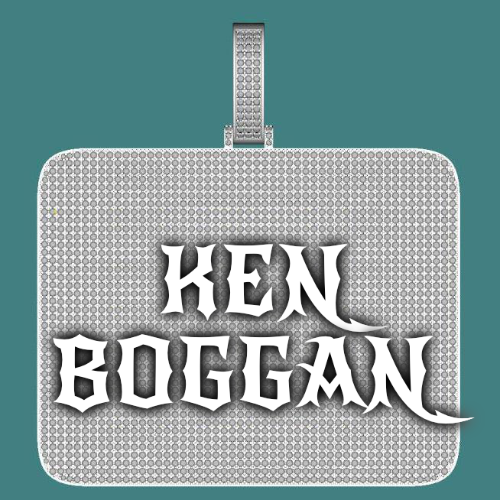CUSTOM LETTER NECKLACE 3D BIG SQUARE