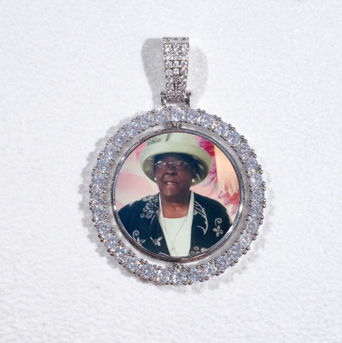 3D Spinning 2-Faced Custom Picture Pendant