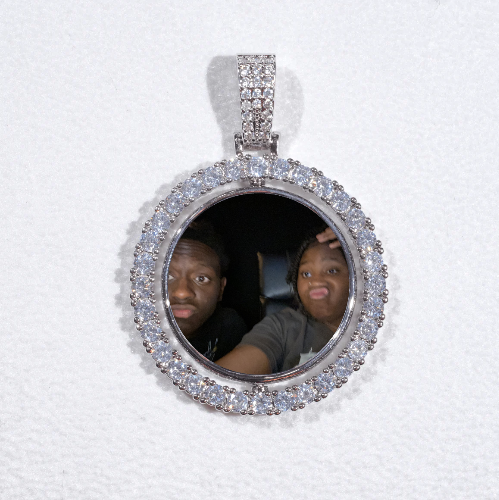 3D Spinning 2-Faced Custom Picture Pendant