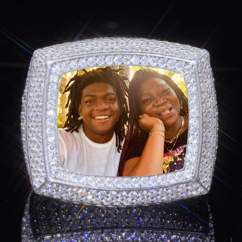 3D CUSTOM PICTURE ICED RING