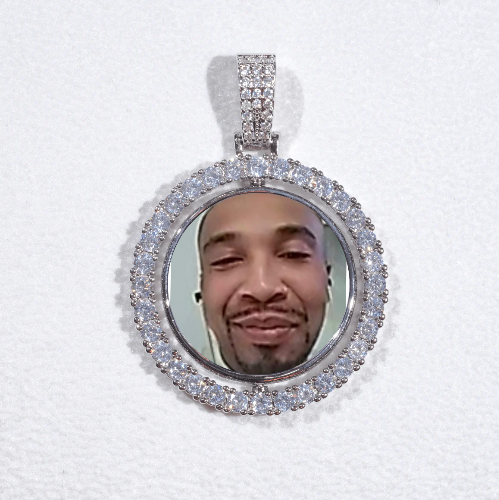 3D Spinning 2-Faced Custom Picture Pendant