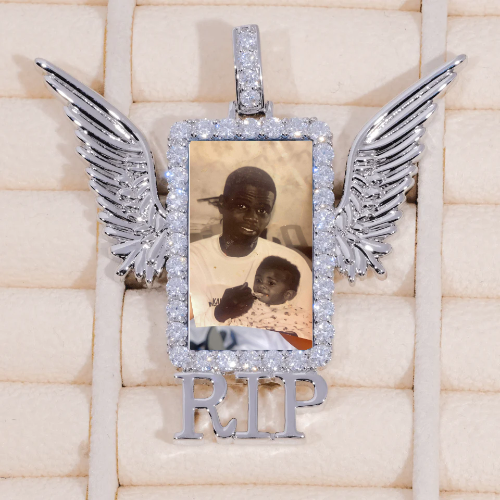 RIP WING 3D CUSTOM PICTURE PENDANT