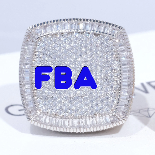 CUSTOM LETTER 3D ICED RING