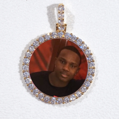 3D CIRCLE CUSTOM PICTURE PENDANT SMALL SIZE